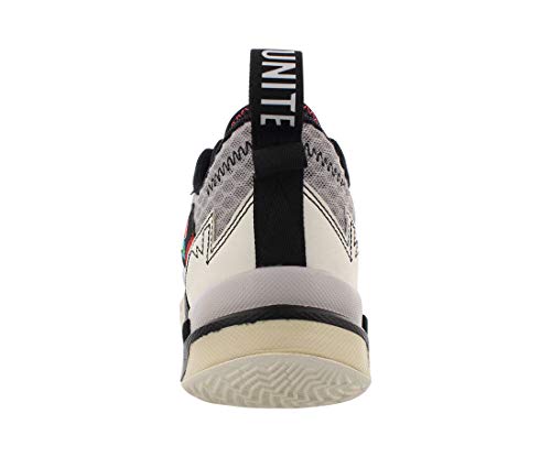 Nike Men's Jordan Why Not Zer0.3 Basketball Shoe, White Univ Red Black MTLC Silver, 11