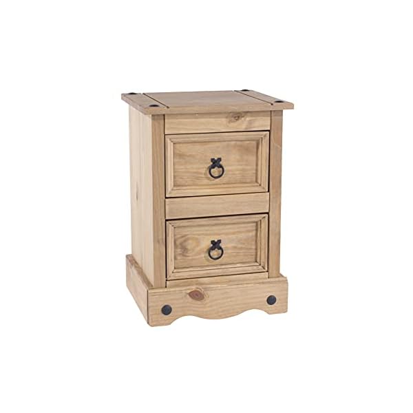 Core Products Two Drawer Petite Bedside Cabinet - Image 9