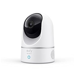 eufy Security Solo IndoorCam P24, 2K binnenshuis bewakingscamera, draai-kantelbare bewakingscamera, wifi…