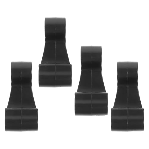 Happyyami 4 Piezas Gancho para Yate Toldo Inflable para Kayak Gancho De Amarre Colgante Aire Ganchos De Pared para Kayak Retráctil Doble Carpa Exterior Recambios De Kayaks Abdominales Black