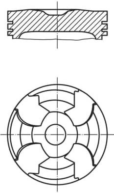 MAHLE 0023000 Engine Piston