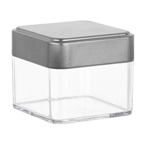 Hammont Square Box Shaped Acrylic Candy Boxes - 12 Pack - 2.125