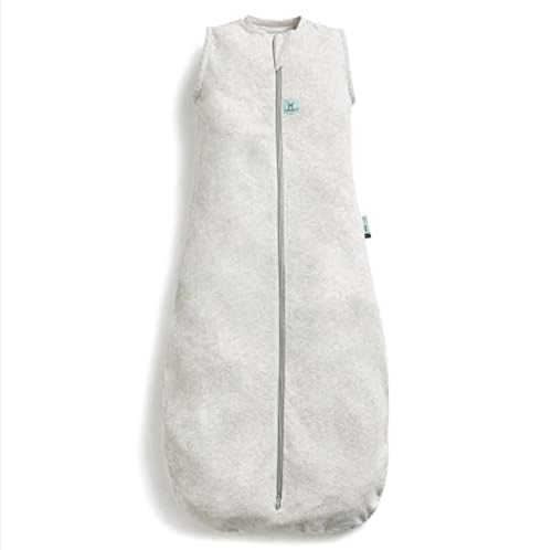 Image of ergoPouch Jersey Sleeping Bag 0.2 TOG - Arms-Out Baby Sleep Sack, Ideal Transition from Swaddling, Slim Fit Keeps Baby Secure & Comfortable, Soft Breathable Fabric (3-12 Months, Grey Marle)