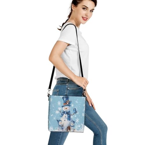 Image of HUGS IDEA Boho Bags for Women Leather Handbag Shoulder Bucket Crossbody Purse