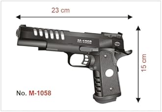 Shivsoft Toy Guns Toy Gun with Realistic Mechanisms and Safe 6mm Bb Bullets (1058)