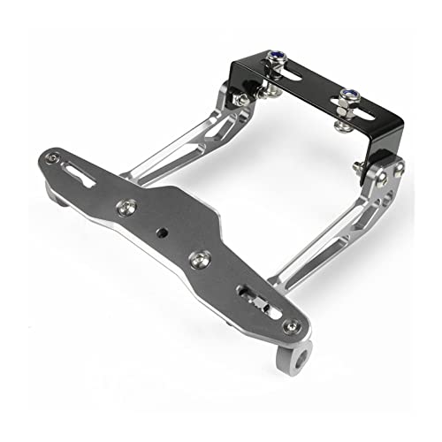 Support de plaque d'immatriculation gris pour moto Cygnus X 125 et Cruisym 300
