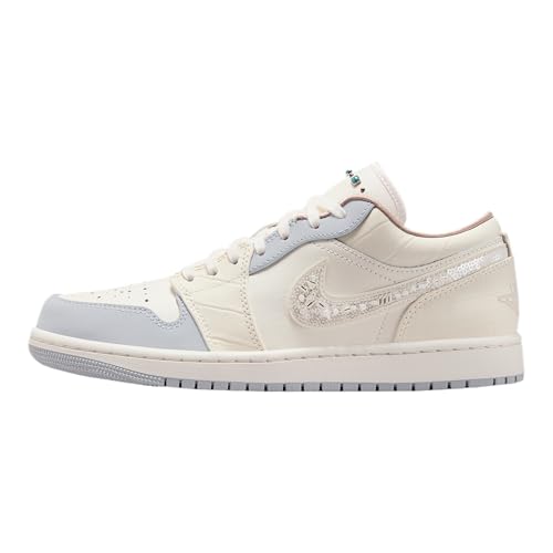 Air Jordan 1 Low Women's Shoes (Sail/Off Noir/Light Smoke Grey/Soft Pearl)