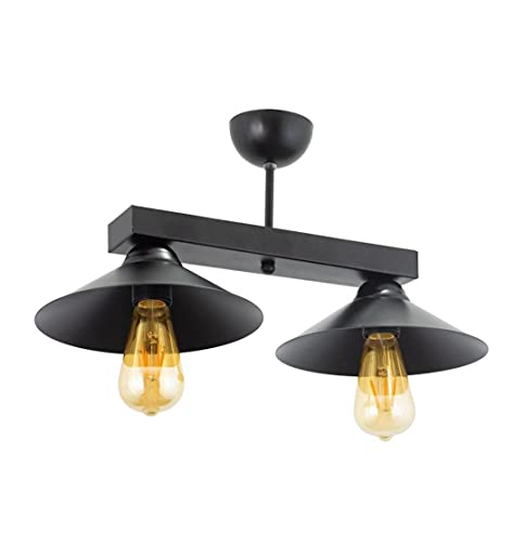 Mylights Retro İkili Sıralı Metal Avize