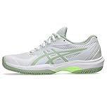 ASICS Women's Game FF Pickleball Pickleball Shoes,7.5,White/Jade
