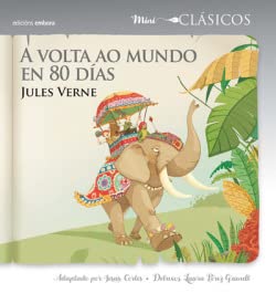 Portada de A volta ao mundo en 80 días mini clásicos 9