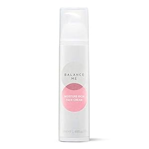 Balance Me Moisture Rich Face Cream – 100% Natural Vegan Deeply Hydrating Moisturiser – Antioxidant Rich Rosehip…