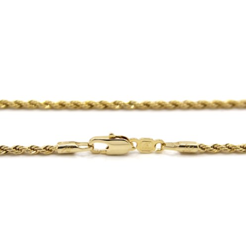 14K Gold Plated 3Mm 24" Inches Hip Hop High Fashion Necklace Chain #TOP2