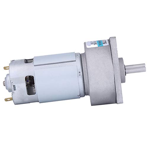 60GA775 DC 12 V 35 W mikroprzekładnia skrzynia silnika o wysokim momencie obrotowym, regulacja prędkości silnika elektrycznego, skrzynia biegów wału wyjściowego (300 obrotów)