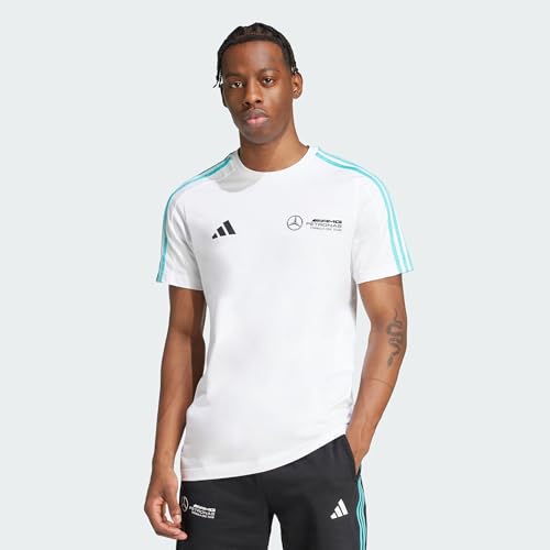 adidas Herren Mercedes - AMG Petronas Formula ONE Team DNA Tee Men, White/Black, XL