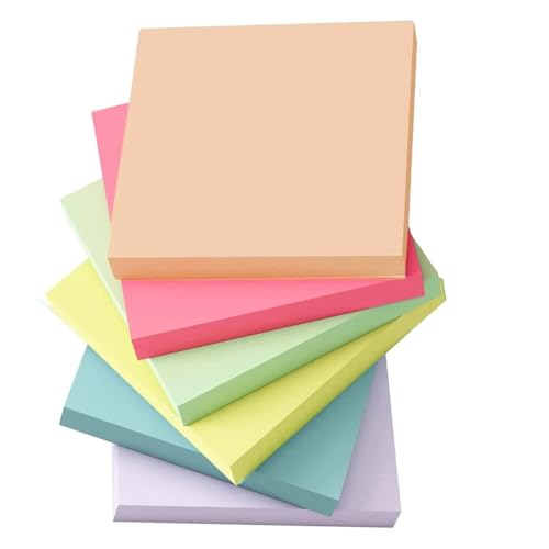 Notes adhésives 7,6x7,6 cm lot de 24 blocs colorés pour notes détachables