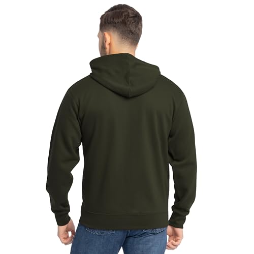 Image of Fruit of the Loom Eversoft Fleece Full Zip Hoodie Sweatshirt