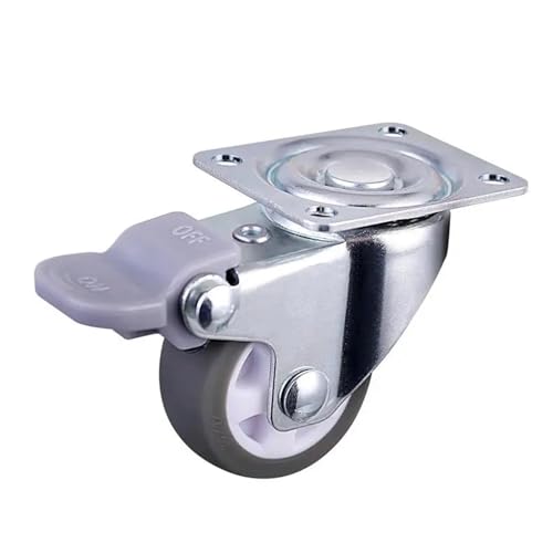 Roulettes universelles en TPE gris 1 pouce pour meubles légers de maison lot de 5 pièces