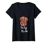 Photo Gallery donna mastiff mom cane mastino inglese mamma mammina maglietta con collo a v Photo Gallery donna mastiff mom cane mastino inglese mamma mammina maglietta con collo a v