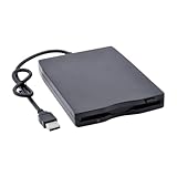 OSALADI Externes USB Diskettenlaufwerk Tragbar Schnelles Diskettenlesegerät Kompatibel mit Windows...