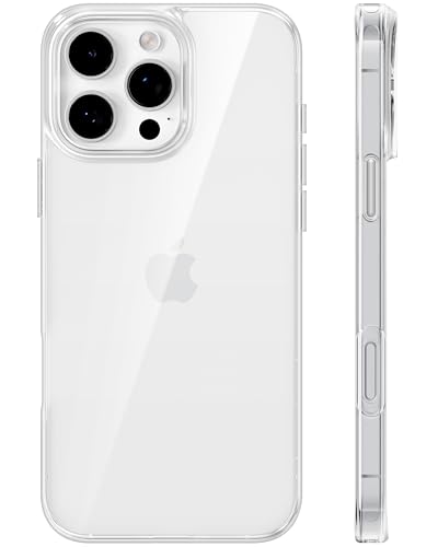 TORRAS Clear Case for iPhone 16 Pro Max Case, [Ultra-Thin] [Anti-...