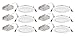 Lithonia Lighting WF4 LED 30K 80CRI MW CASEPACK6 Recessed Light, 3000K, White (Packaging may vary)  (Pack of 6)