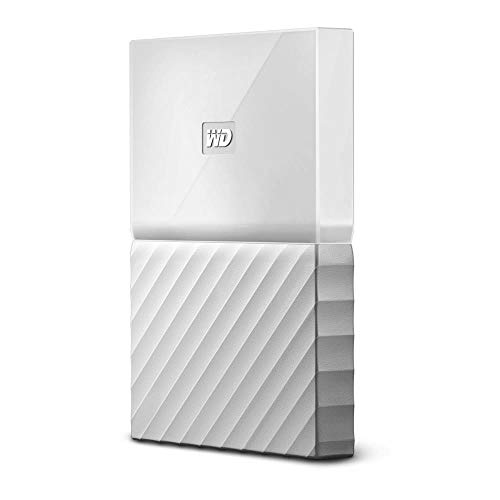 WD 2TB White My Passport Portable External Hard Drive - USB 3.0 - WDBS4B0020BWT-WESN