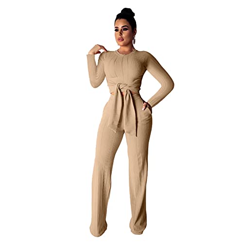 Oluolin Women's Casual Outfits Athletic Tracksuit Sweatsuit 2 Piece Set Plus Size #TOP4