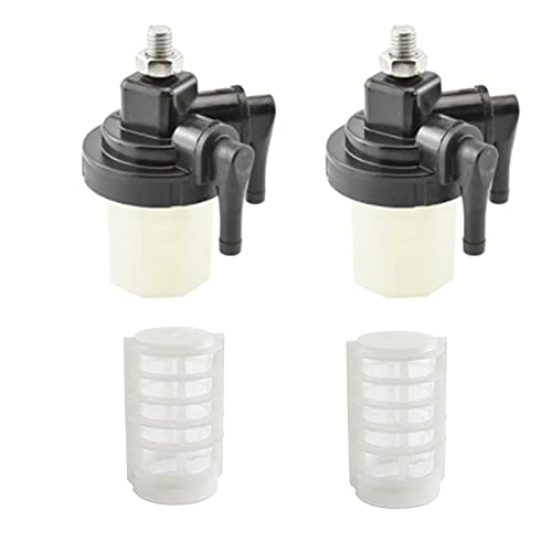 Eduuyvee 2 juegos de filtros de combustible para separadores de agua de motor exterior 9,9 CV 15 CV 20 CV 25 CV 30 CV 40 CV 61N-24560-00