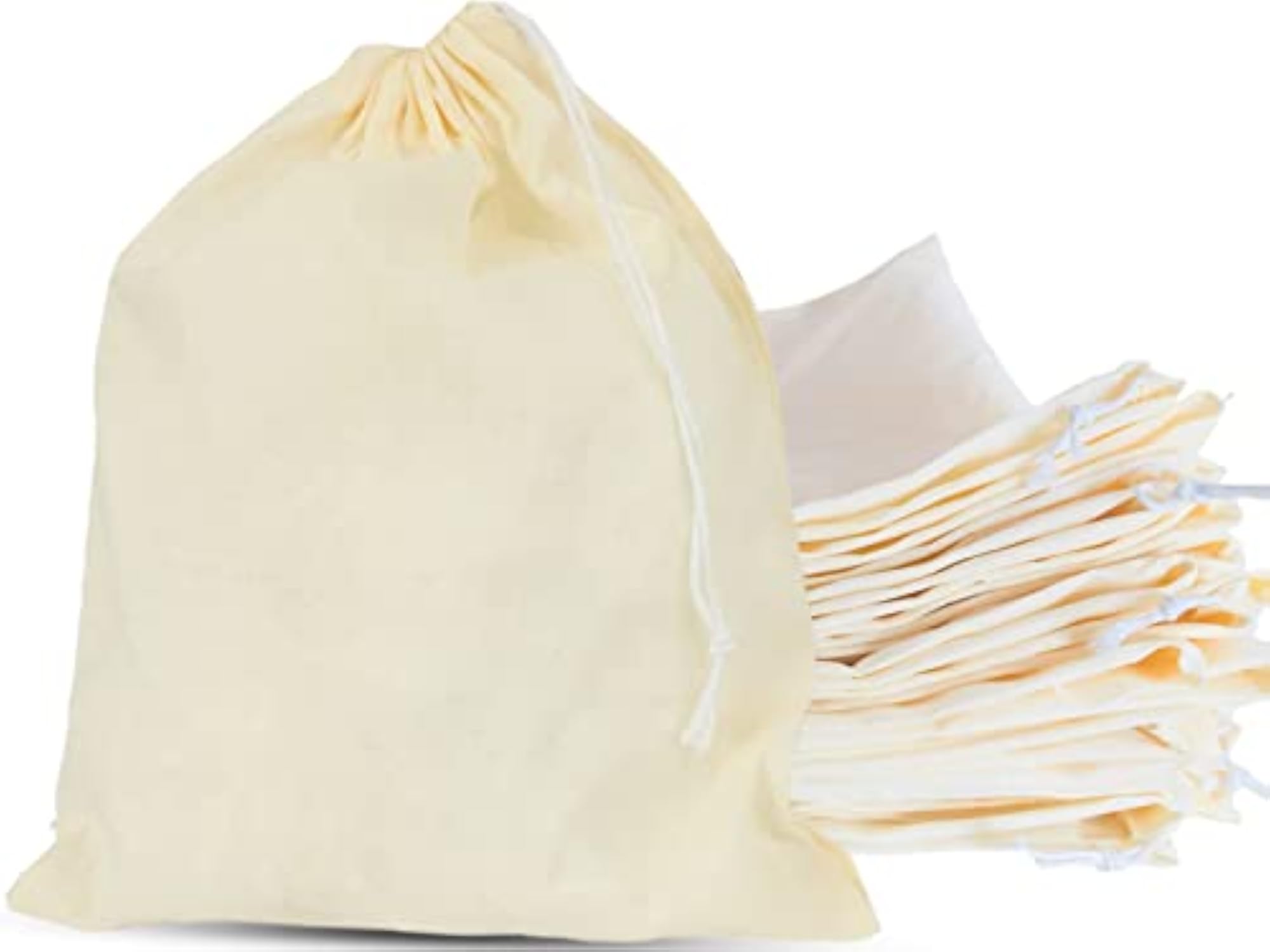 Cotton Drawstring Muslin Bags, 1000 Pcs Potli Bags