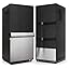 Black-Upright Freezer
