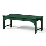 WestinTrends Malibu - Banco para exteriores, color verde oscuro