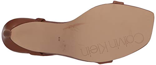 Calvin Klein Women's Kchalena Heeled Sandal, Tan251, 6 #TOP3