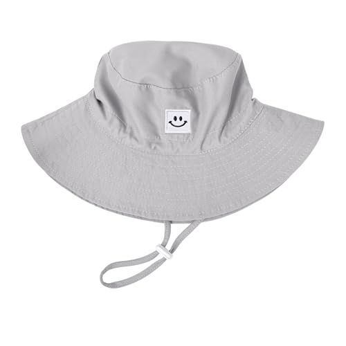Image of Baby Toddler Sun Hat,Kids Summer UPF 50+ Foldable Beach Bucket Hat for Boys Girls Children