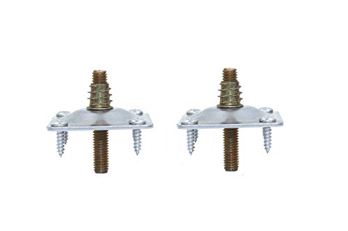 FGen 6 Sets of Furniture Legs with Hook Bolts are Very Suitable for Furniture Legs 1.91.90.08Inch Used in Sofa Legs, Coffee Table Legs, TV Cabinet Legs, Etc. - Image 5