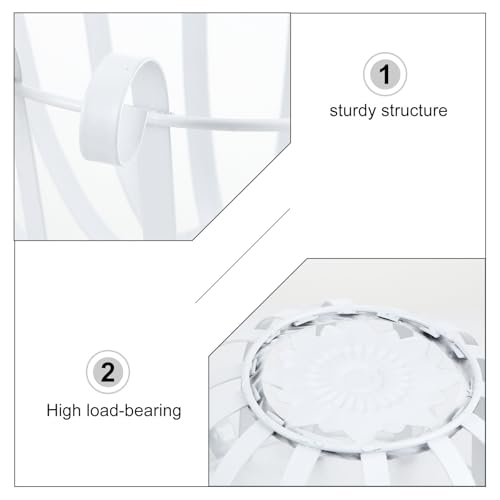 Support à fleurs suspendu en fer blanc style européen pour plantes d'intérieur