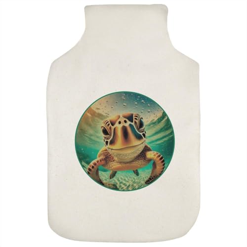 'Smiling Sea Turtle' Hot Water Bottle Cover (HW00039622)