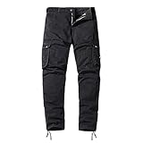 Generisch Cargohose Herren Vintage Militär Tactical Hosen Cargohose Herren Stretch Arbeitshose Bundeswehr Hose Cargo Hose Herren DüNne Hose Jungen