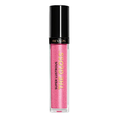 Lip Gloss by Revlon, Super Lustrous The Gloss, Non-Sticky, High Shine Finish, 210 Pinkissimo