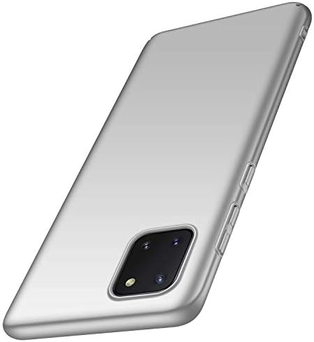 Arkour Galaxy A81 Case, Galaxy Note 10 Lite Case, Minimalist Excellent Grip Hard Slim Cover for Samsung Galaxy Note 10 Lite/A81 (Silver)