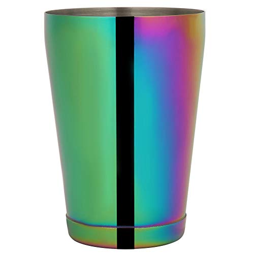 Coqueteleira elegante e colorida 304 de aço inoxidável Boston Shaker misturando ferramentas de sacud