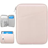Dadanism 9-11 Zoll Tablet Tasche Hülle für iPad Air/Pro 11, iPad (A16) 11. Gen 11, i-Pad 10. Gen 10,9 Air 5/4, i-Pad 9/8/7. Gen 10,2, Galaxy Tab A9+ 11/S9 FE 10,9, Tab M11 11, Rosa