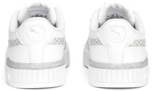 Puma - Kids Carina 2.0 Mermaid Shoes, Color Puma White/Hero Blue/Puma Silver, Size: 11.5 M US Little Kid3