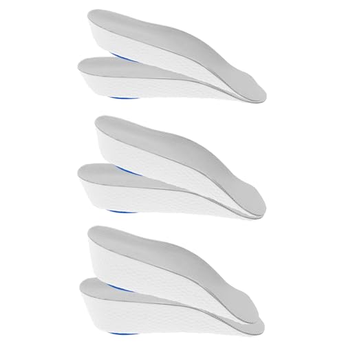 3 Paires Semelle Rehaussante pour Homme, Semelles Orthopédiques Facilité Talonnette Epine Calcaneenne Talonnette Pieds Plats Plantaires