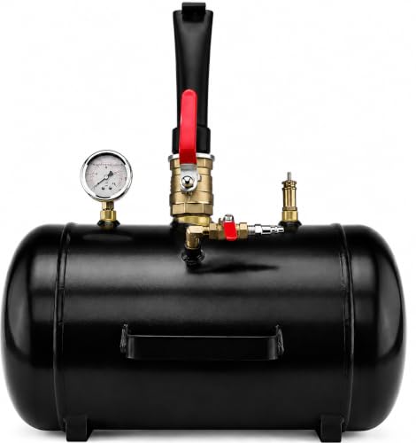 Image of XtremepowerUS 5 Gallon Tire Bead Seater Blaster with Pressure Gauge, Air Tire Inflator Seating Tool for Tubeless Tires, Carbon Steel Air Tank for Car, Truck, Tractor, ATV & Heavy Equipment