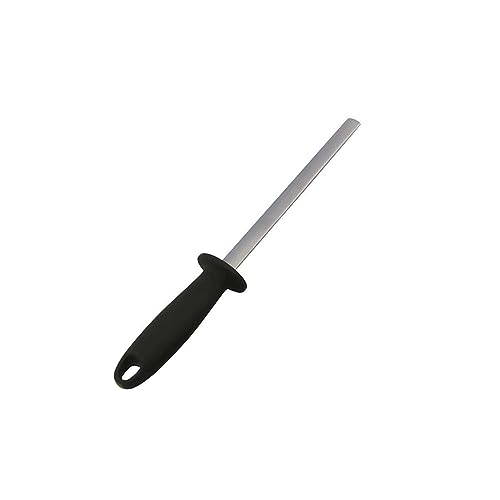 5 Inch Diamond Knife Sharpening Steel Rod, Professional Kitchen Diamond