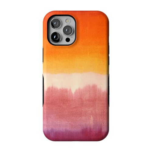 Casely iPhone 12 Pro Max Case | Sunwashed Canvas | Last Light | Bold Protective Design | Compatible with MagSafe