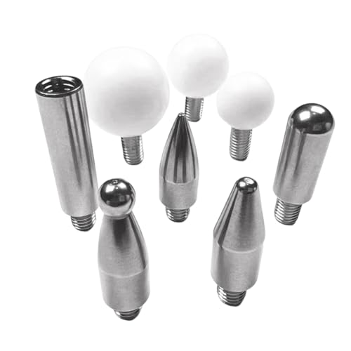 CinematicBake 8 Stück Auto-Dellenstangen-Spitzen, Karosserie-Dellenentfernungs-Set, Ersatzteile, Zubehör, Hakenspitzen Zur Lackfreien Dellenentfernung, Gleithammer-Spitzen