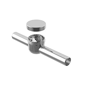 Bonomini 0750AR54B7 | Valvola Antiriflusso Orizzontale | Sifone DN32 | Valvola di Non Ritorno | Antiodore Scarichi | Plastica, Cromato