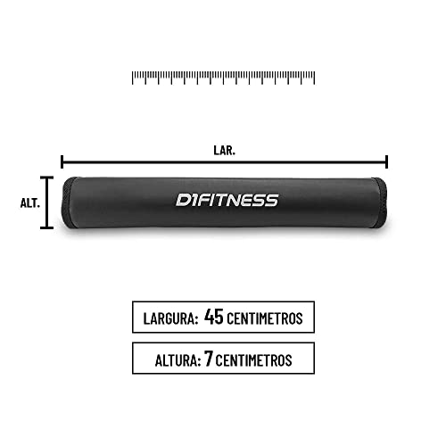 Protetor de barra para agachamentos D1fitness, Hip Thrust, Impulsos de Quadril, Proporciona alívio a