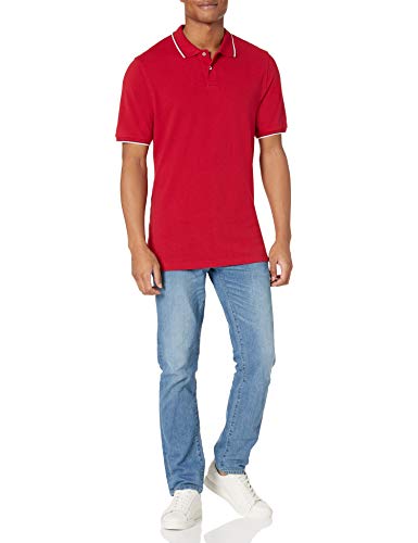 Image of Amazon Essentials Men's Regular-Fit Short Sleeve Cotton Pique Polo Shirt (Available in Big & Tall)